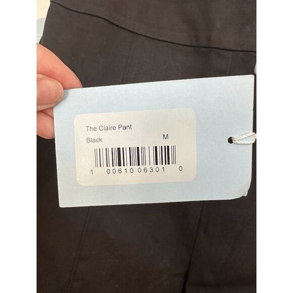 NWT Hill House Black High Rise Cropped Stretchy The Claire Pants Size M - Picture 4 of 7